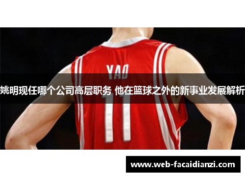 姚明现任哪个公司高层职务 他在篮球之外的新事业发展解析